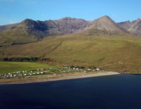 Glenbrittle Campsite by Carbost on the Isle of Skye. Glenbrittle Campsite by Carbost on the Isle of Skye.
