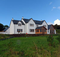 Redwood House Hotel by Loch Greshornish on Skye Redwood House Hotel by Loch Greshornish on Skye