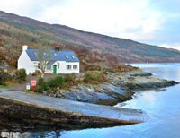 House on the the Slip in Kylerhea. House on the the Slip in Kylerhea.