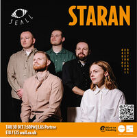 Members of the band Staran seated