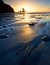 Sunset over Talisker Beach