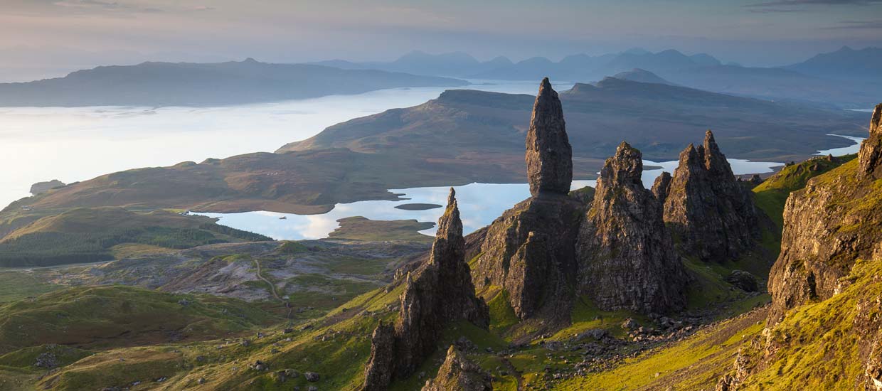 Old Man of Storr on the Isle of Skye in Scotland