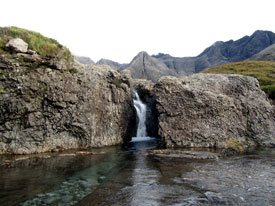 The Fairy Pools on the Isle of Skye in Scotland