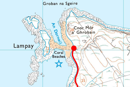 Coral Beach Map